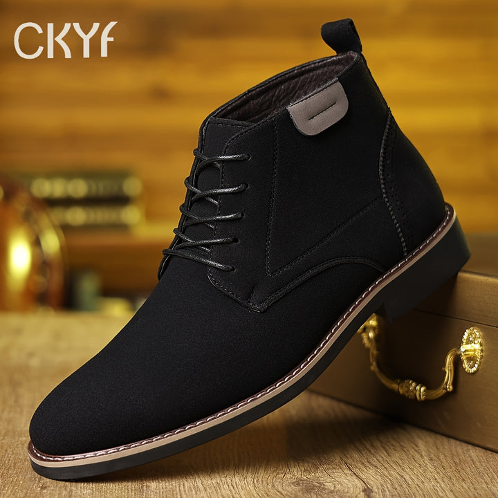 Alden | Refined Lace-Up Ankle Boots