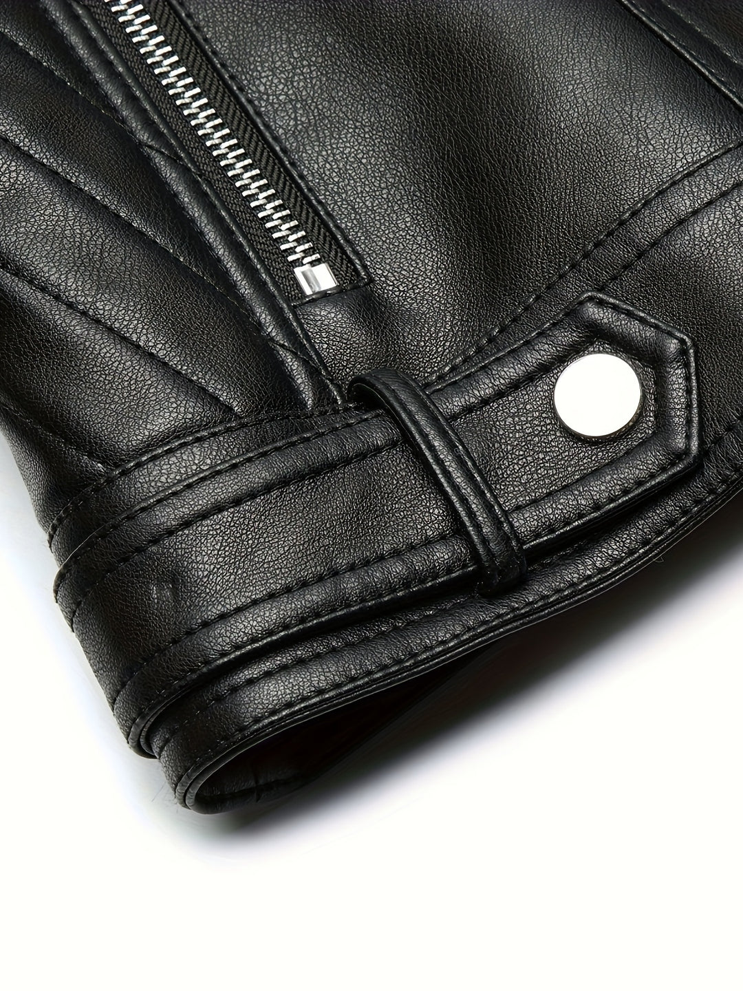 Mabel | Sculpted Zip-Front Moto Jacket
