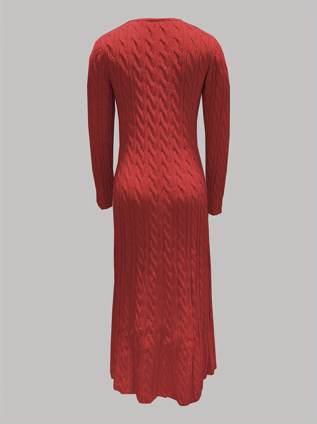 Lucinda | Cable-Knit Maxi Dress