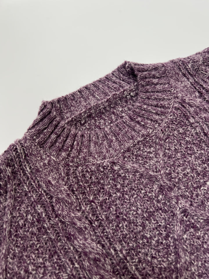 Helene | Cable-Textured Sweater Dress