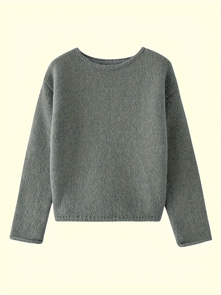 Noreen | Relaxed Crew Neck Sweater