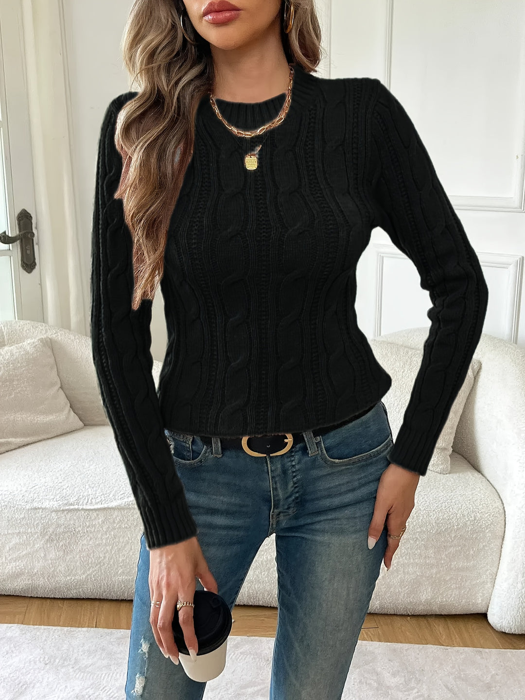 Juliana | Classic Twist-Knit Sweater