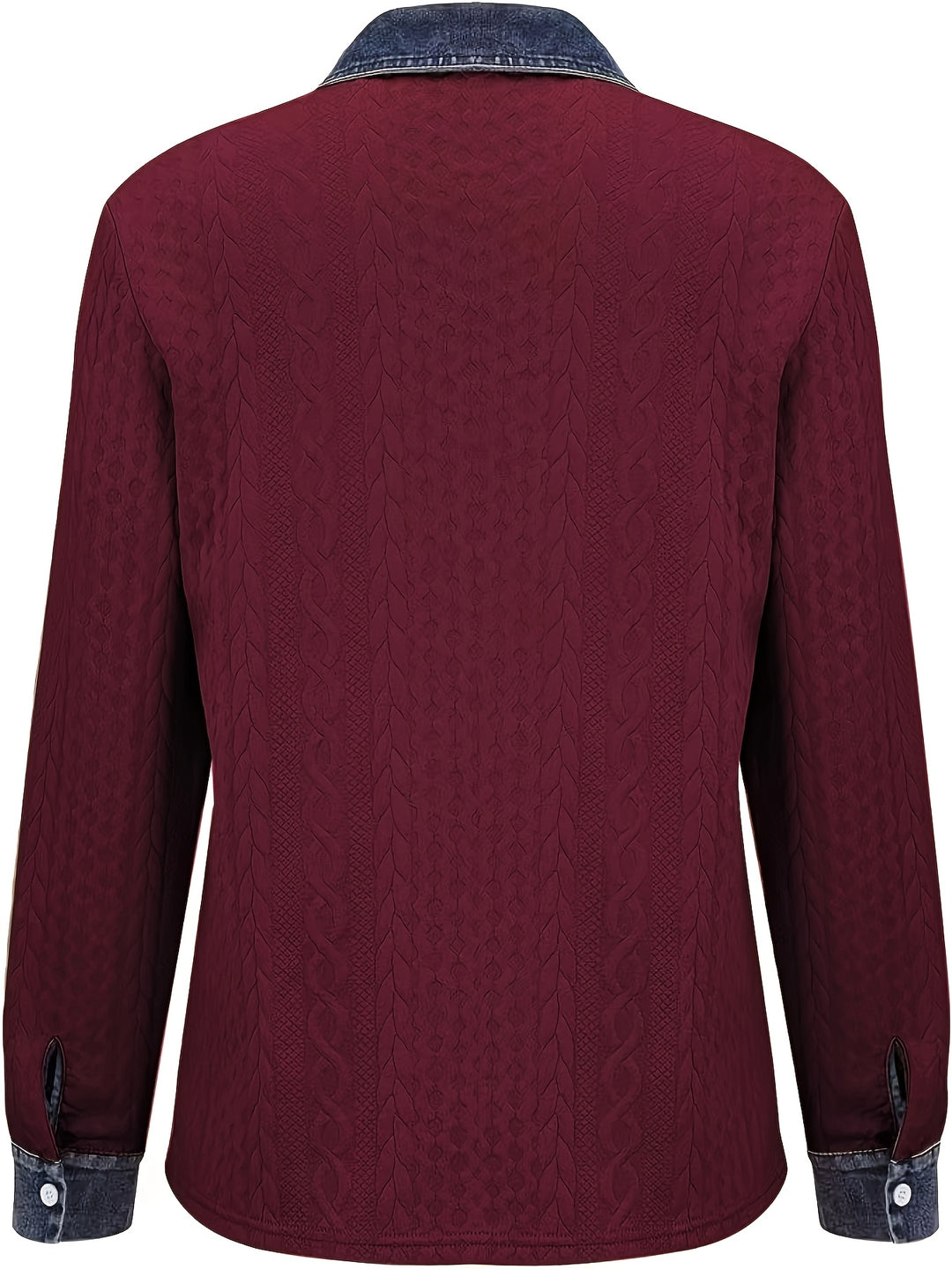 Greta | Textured Button-Up Shirt