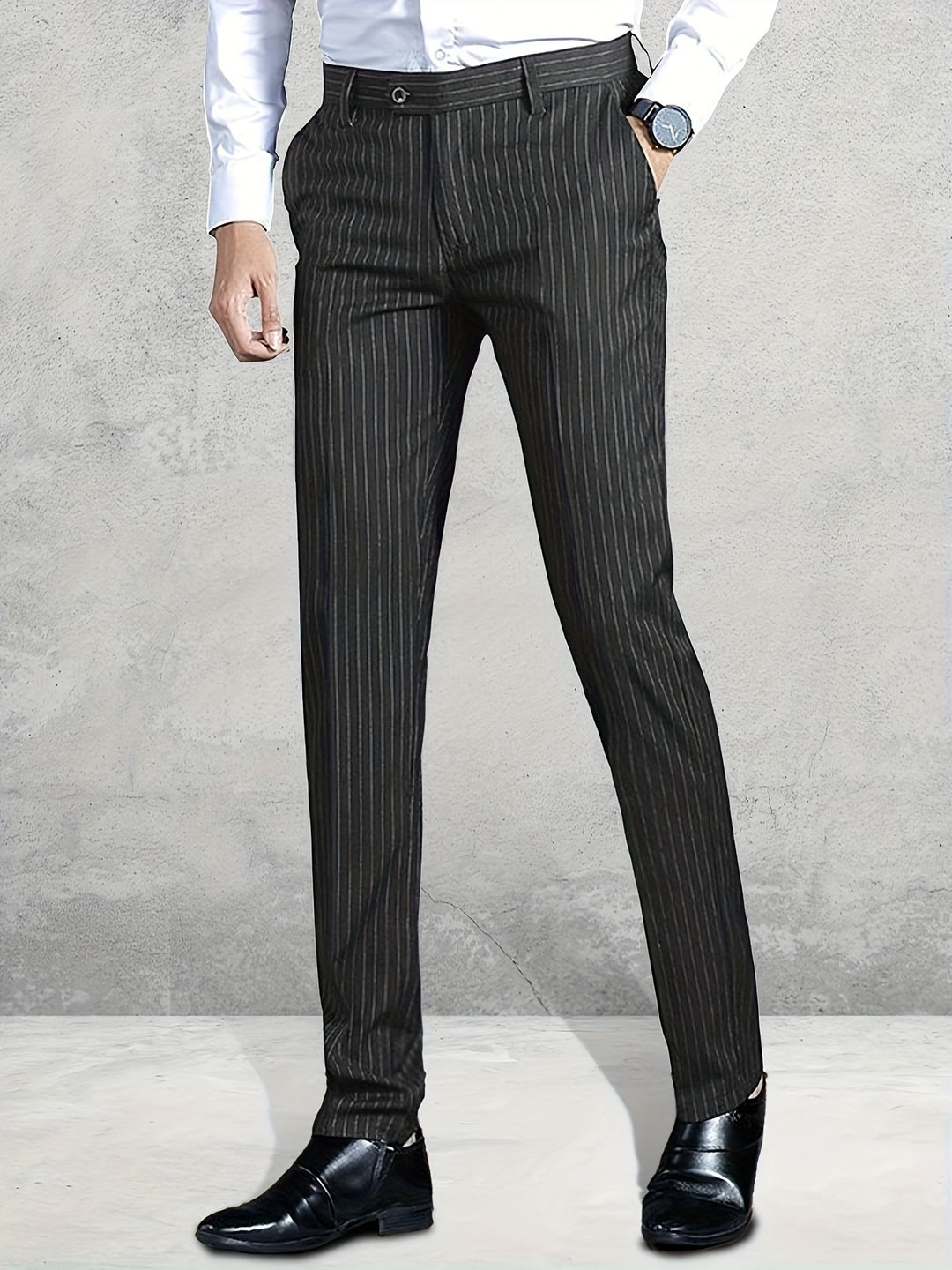 Wallace | Refined Slim-Fit Business Trousers