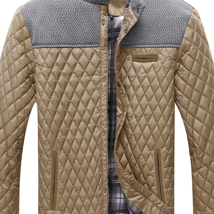 Alden | Quilted Stand-Collar Jacket
