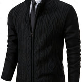 Walter | Textured Full-Zip Cardigan