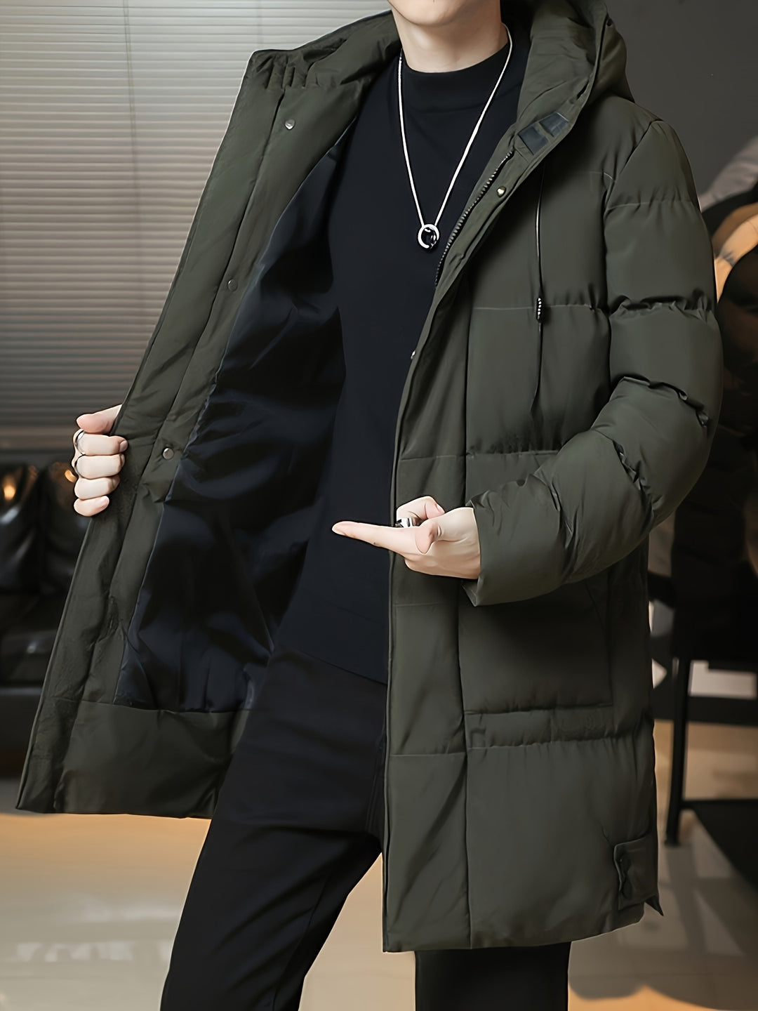 Donovan | Hooded Longline Puffer Coat