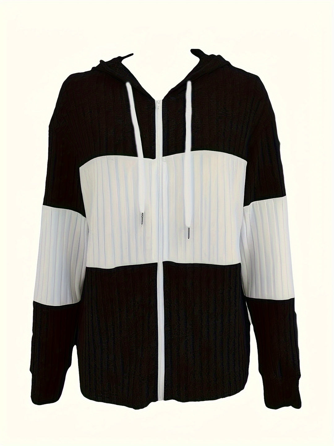 Shannon | Cozy Color-Block Zip-Up Hoodie