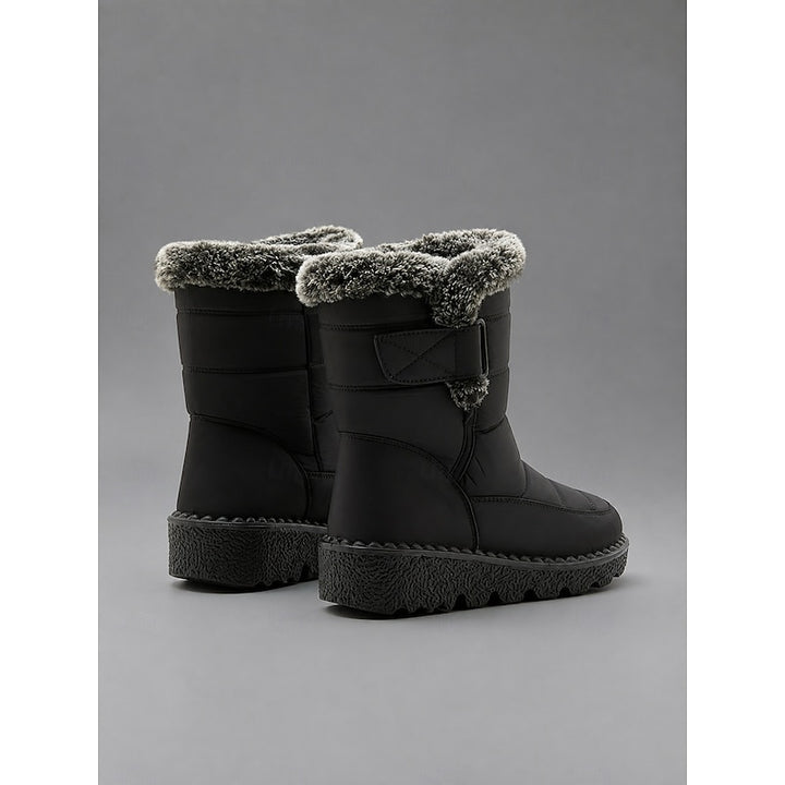 Greta | Cozy Fur-Trimmed Winter Snow Boots
