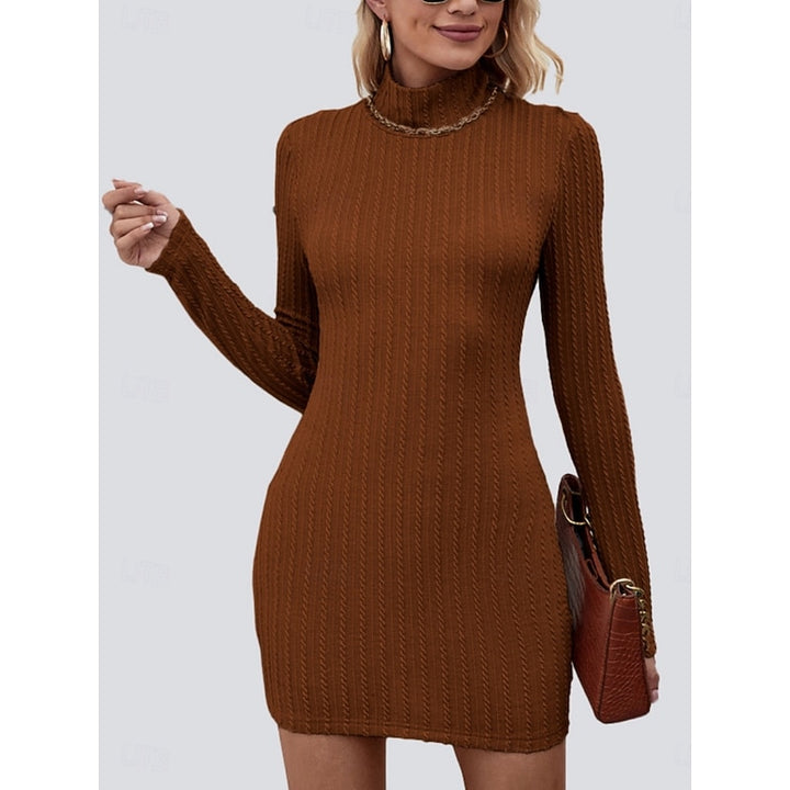 Aubrey | Cozy Turtleneck Dress