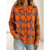 Rosalind | Classic Plaid Button Cardigan