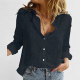 Rosanne | Relaxed Button-Up Blouse
