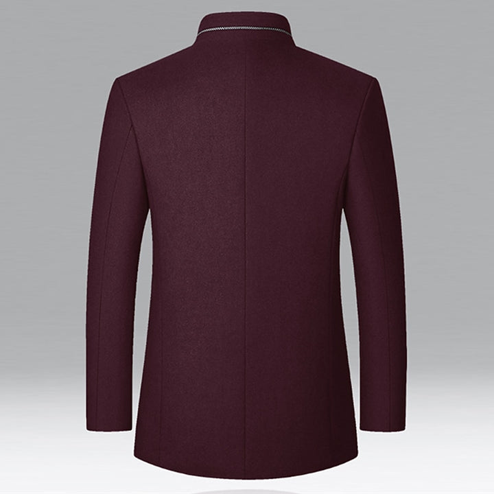 Gregory | Refined Stand-Collar Overcoat