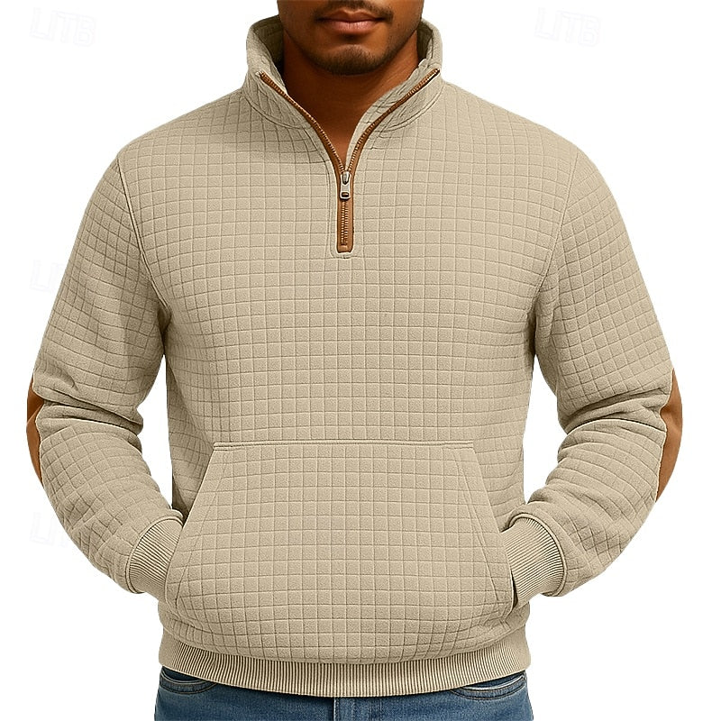 Dawson | Textured Quarter-Zip Pullover