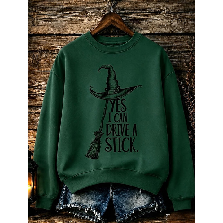 Quinn | Halloween Witch Graphic Sweatshirt