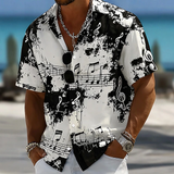 Roland | Artistic Print Short-Sleeve Shirt