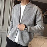 Nigel | Ribbed Zip-Front Cardigan