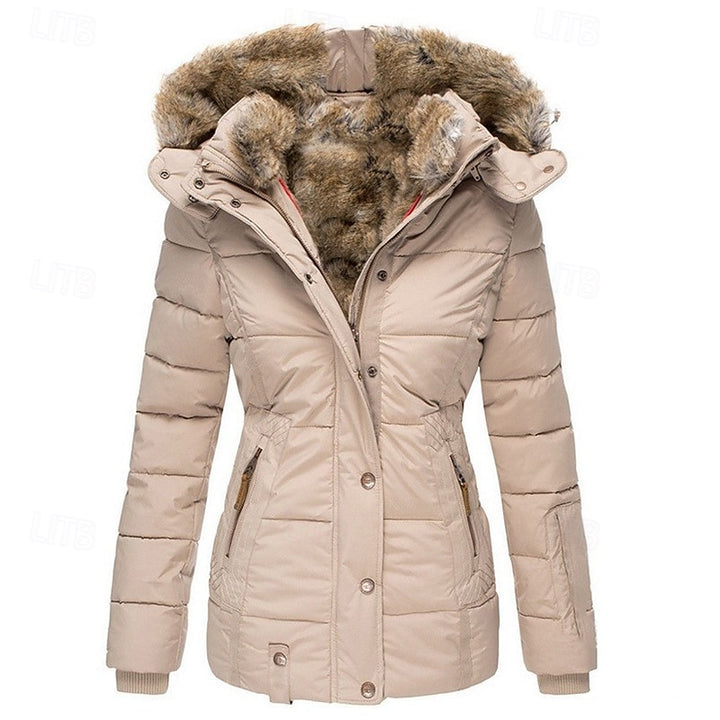 Gloria | Fur-Trimmed Hooded Winter Jacket