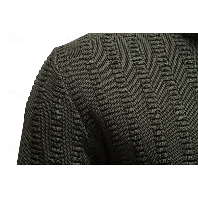 Sheldon | Textured Half-Zip Sweater