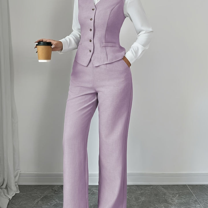 Miriam | Tailored Wide-Leg Trouser Set