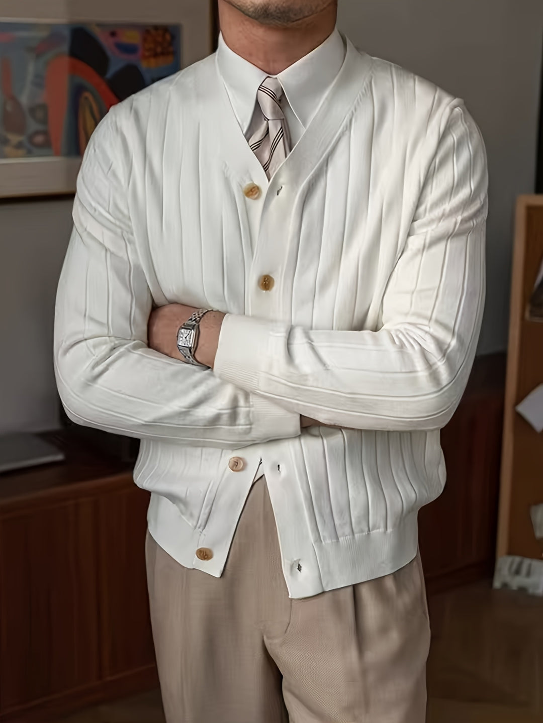 Oliver | Classic Button-Up Cardigan