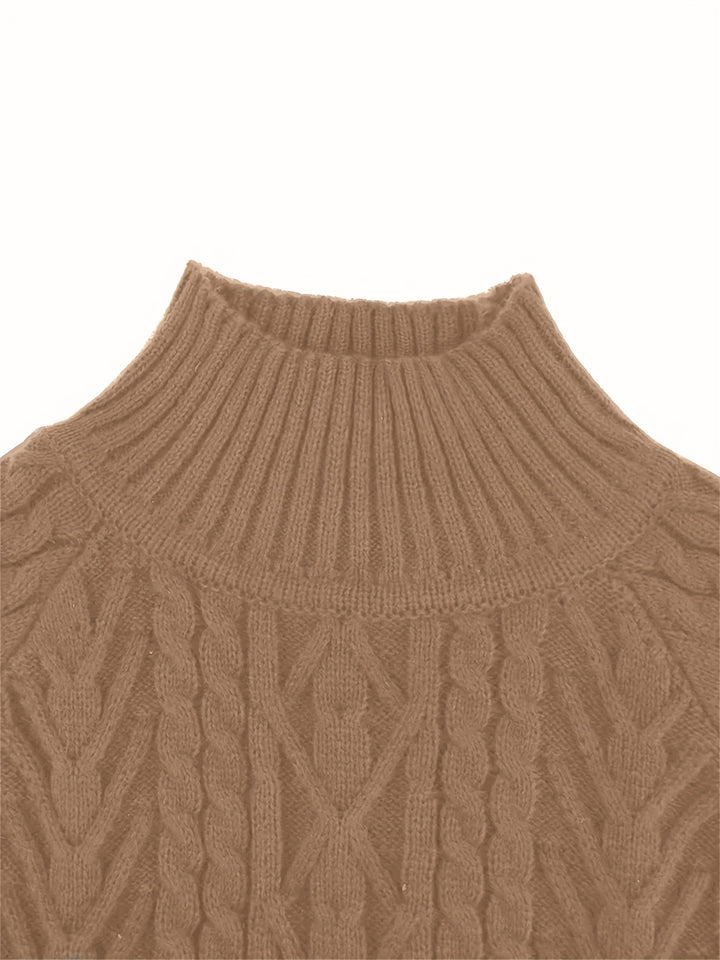 Eloise | Textured Half-Collar Sweater