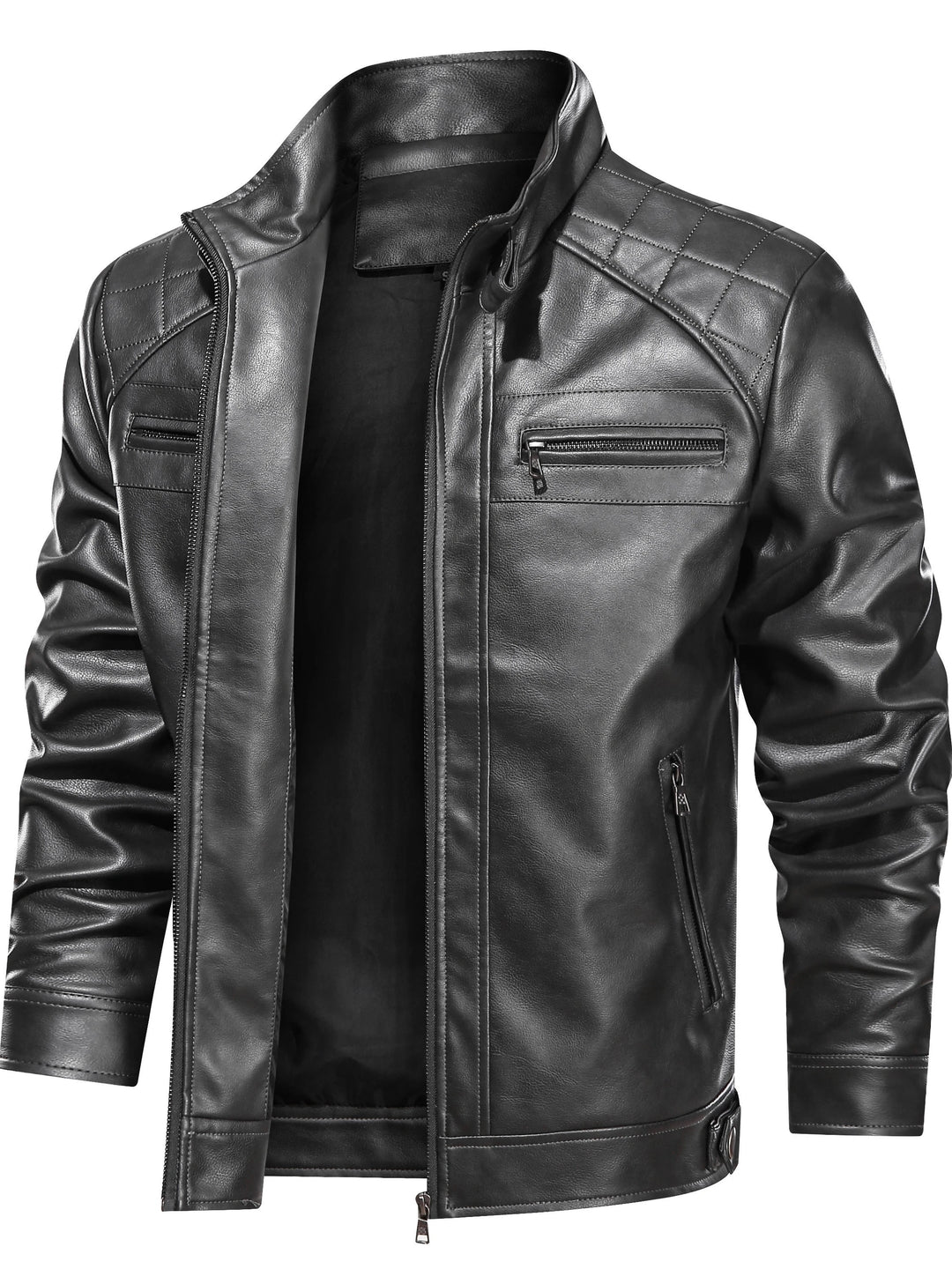 Ronan | Stand-Collar Biker Jacket
