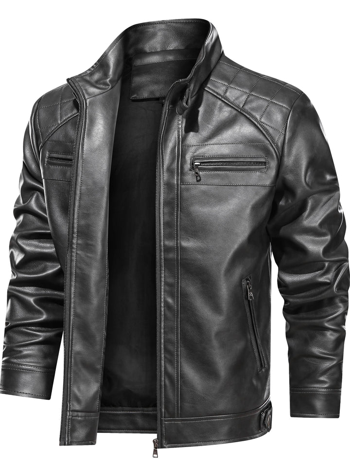 Ronan | Stand-Collar Biker Jacket