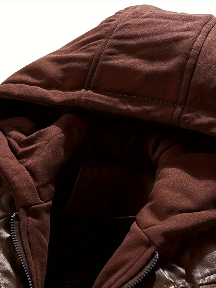 Maddox | Hooded Moto Jacket