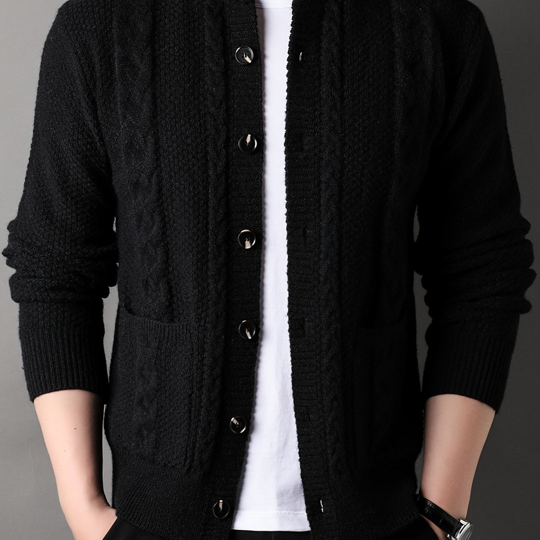 Sinclair | Textured Button-Front Cardigan