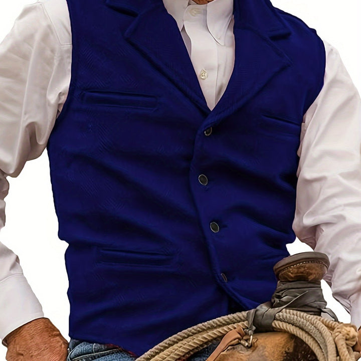 Colton | Heritage Herringbone Vest
