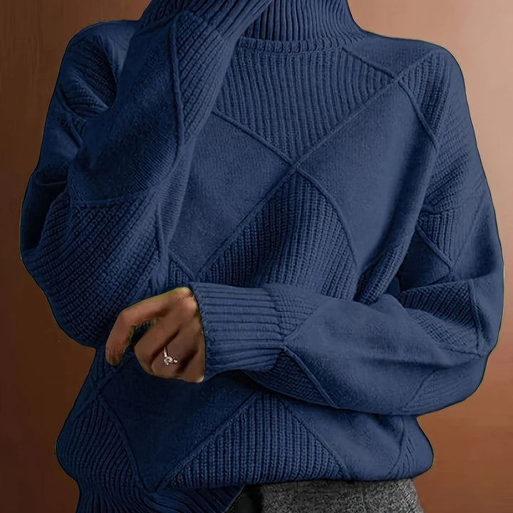 Maeve | Textured Turtleneck Sweater