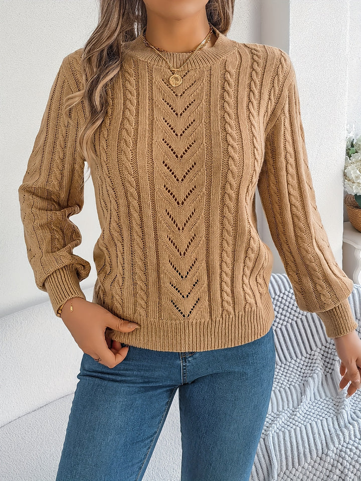 Blythe | Cable-Knit Textured Sweater