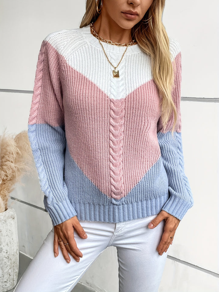 Matilda | Colorblock Knit Sweater