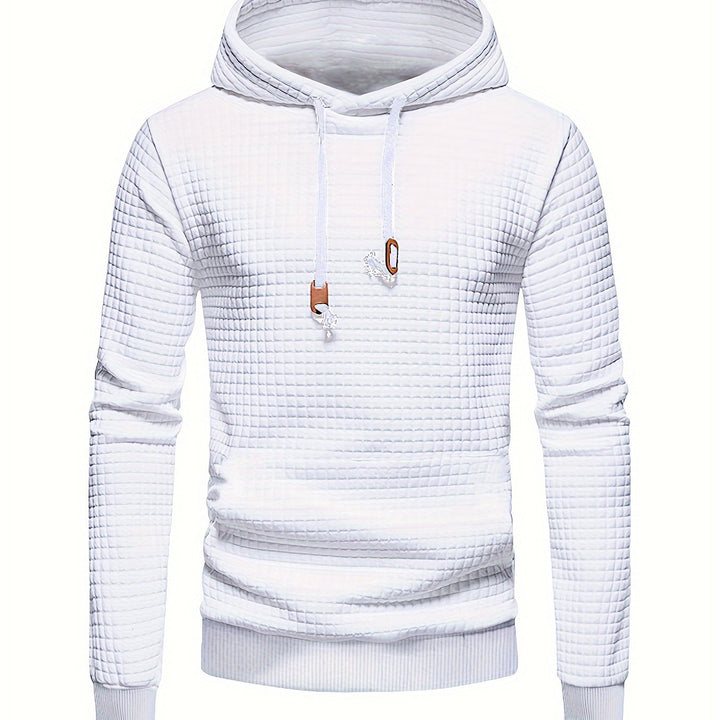 Garrison | Textured Hooded Pullover Hoodie