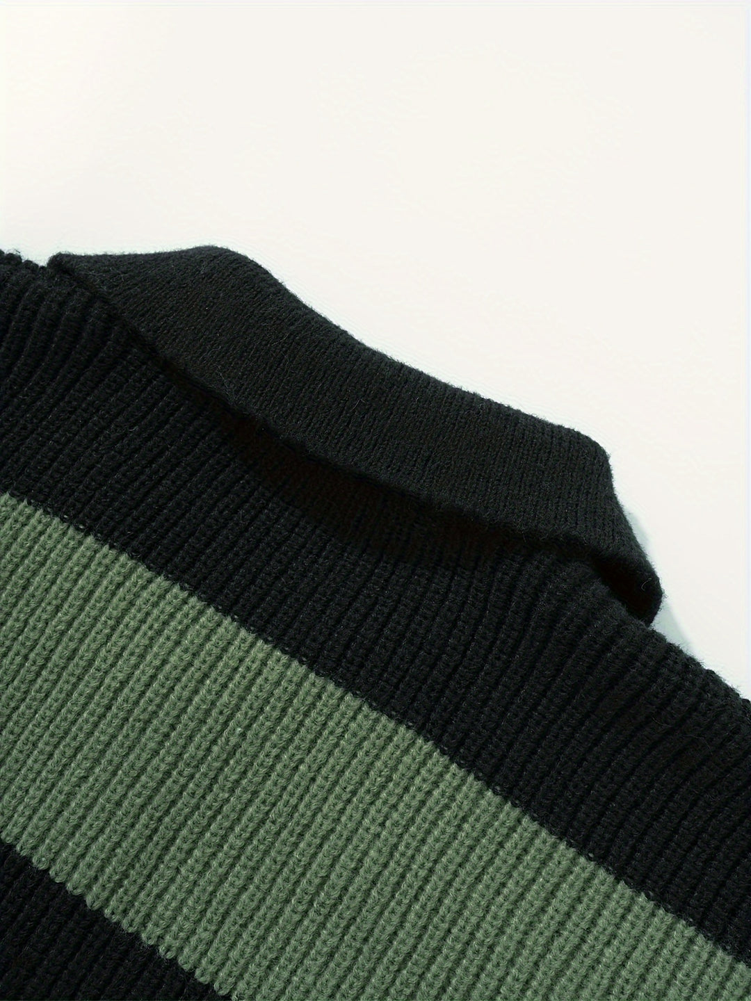 Sawyer | Color-Blocked Button-Neck Sweater