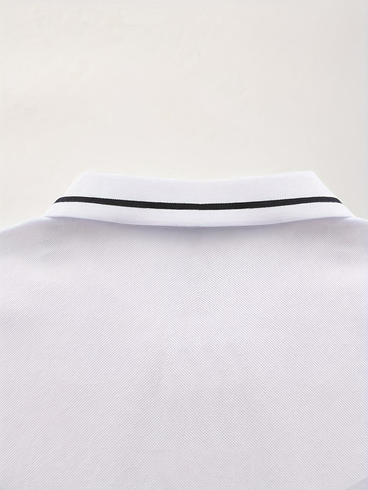 Dalton | Refined Long-Sleeve Polo Shirt