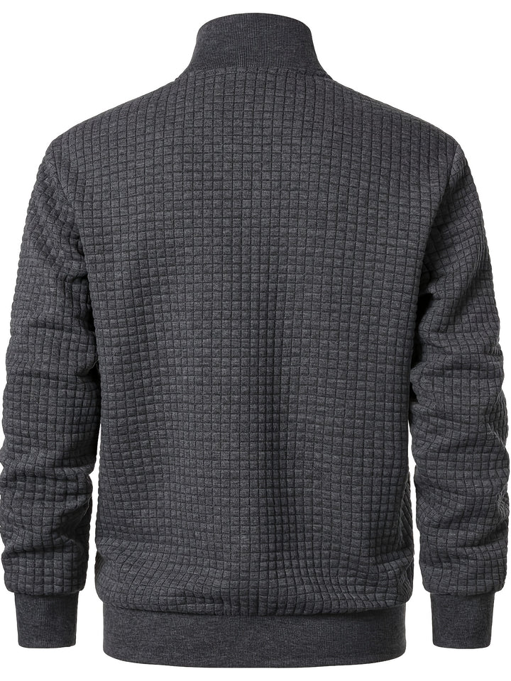 Sullivan | Textured Stand-Collar Jacket