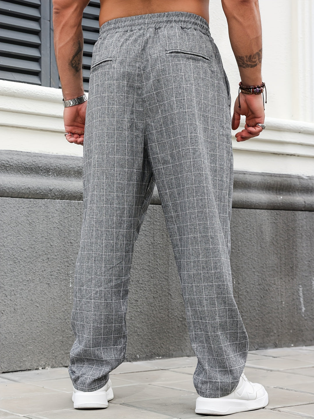Vernon | Relaxed Checked Pants