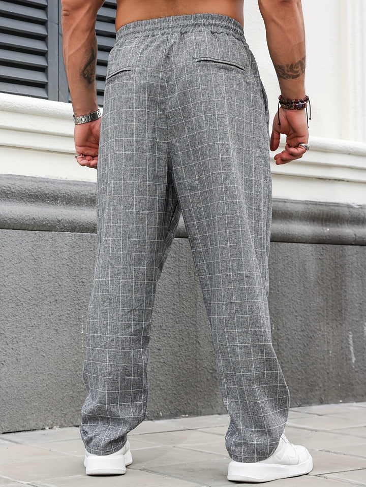 Vernon | Relaxed Checked Pants