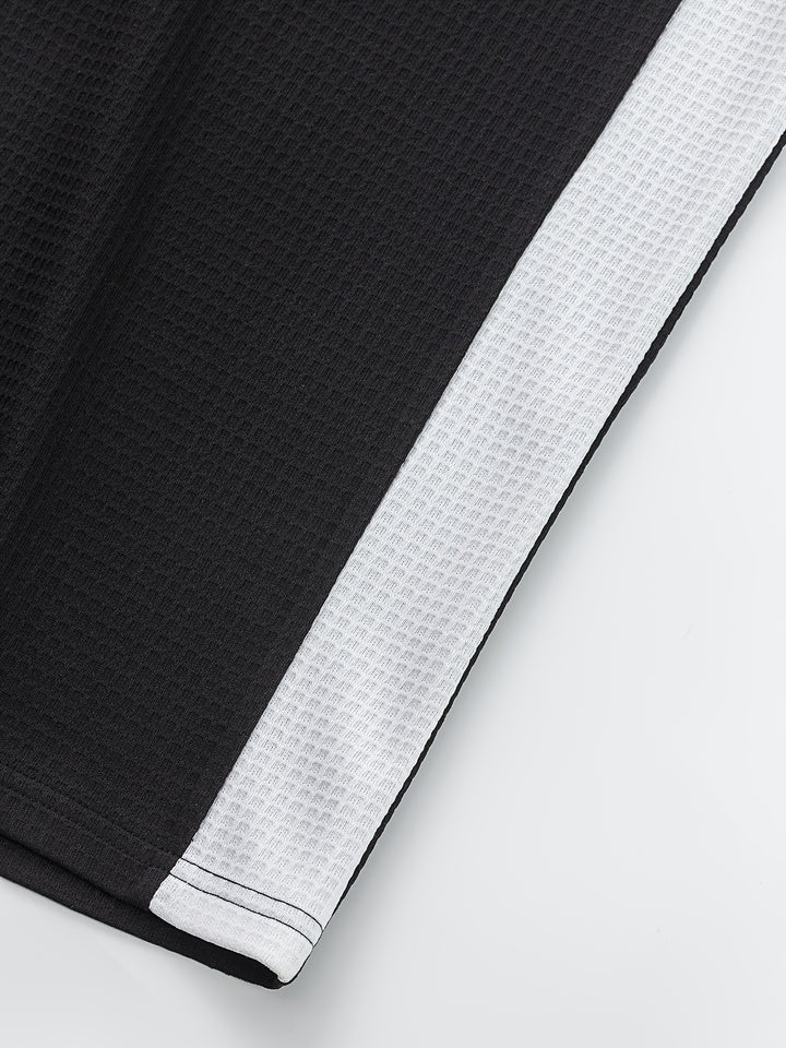 Curtis | Textured Long-Sleeve Henley