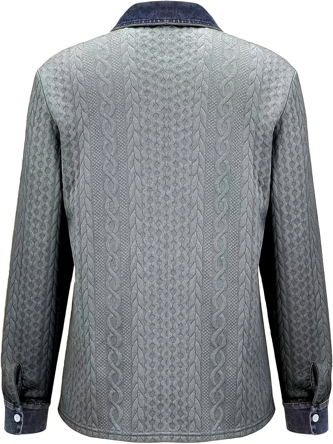 Greta | Textured Button-Up Shirt