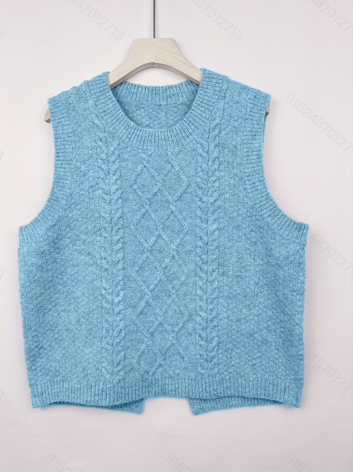 Brooke | Cable-Knit Sweater Vest