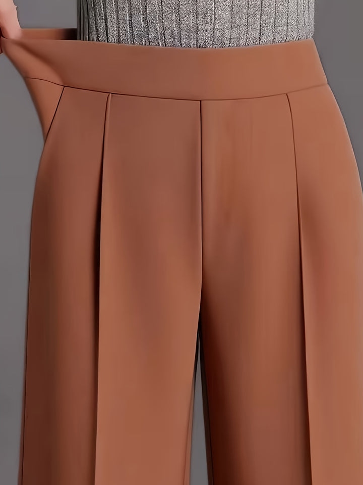 Odette | High-Waisted Wide-Leg Trousers