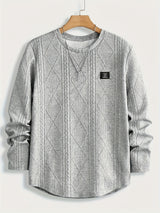 Edwin | Textured Crew Neck Top