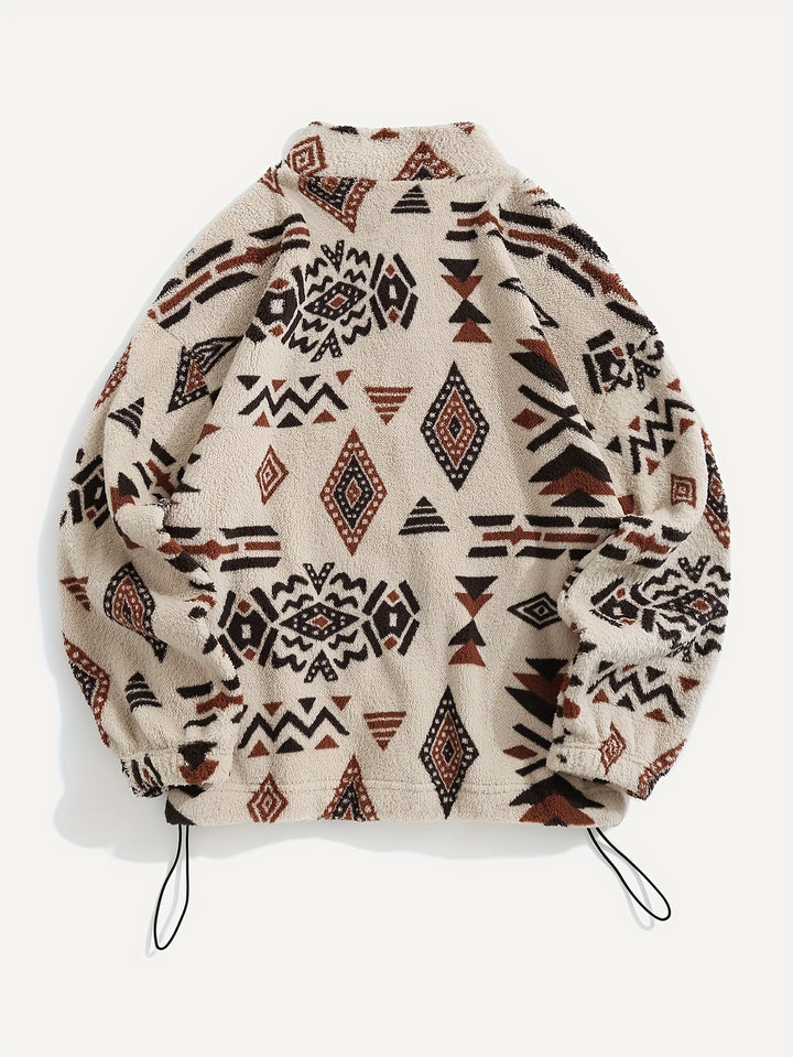 Carmen | Patterned Zip-Up Jacket