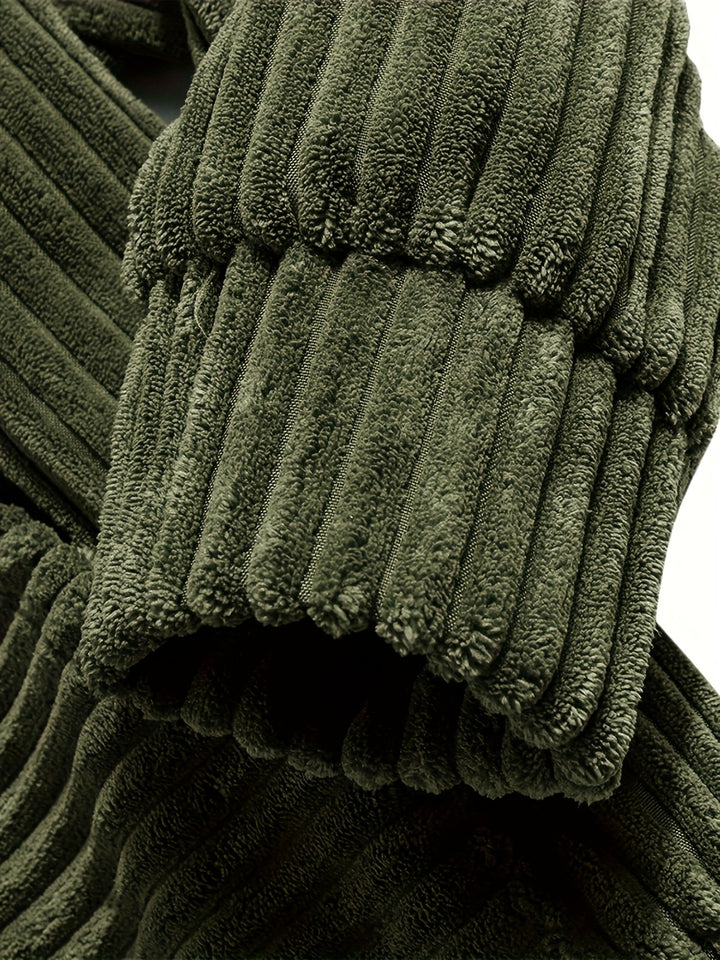 Sebastian | Ribbed Pullover Hoodie