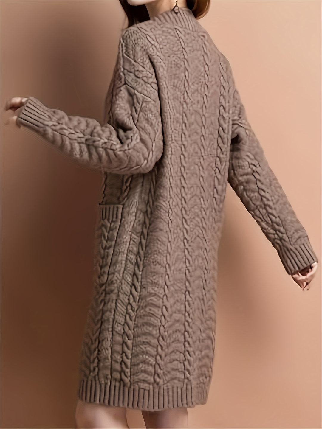Vera | Cable-Knit Longline Cardigan