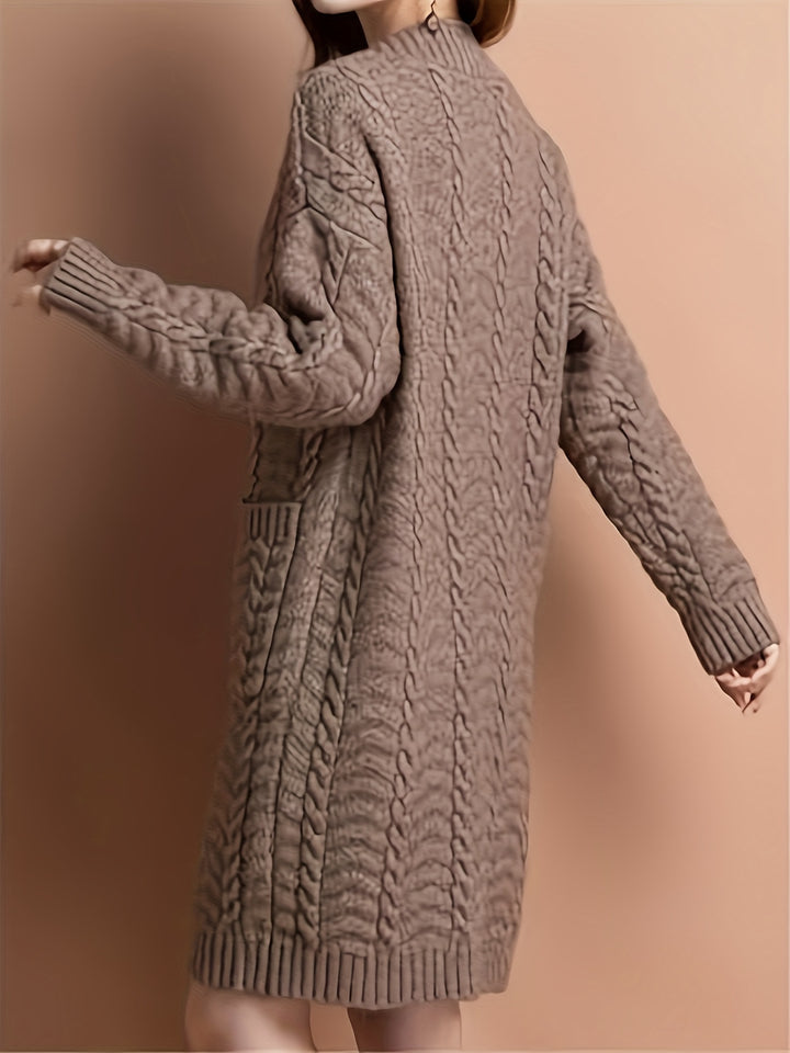 Vera | Cable-Knit Longline Cardigan