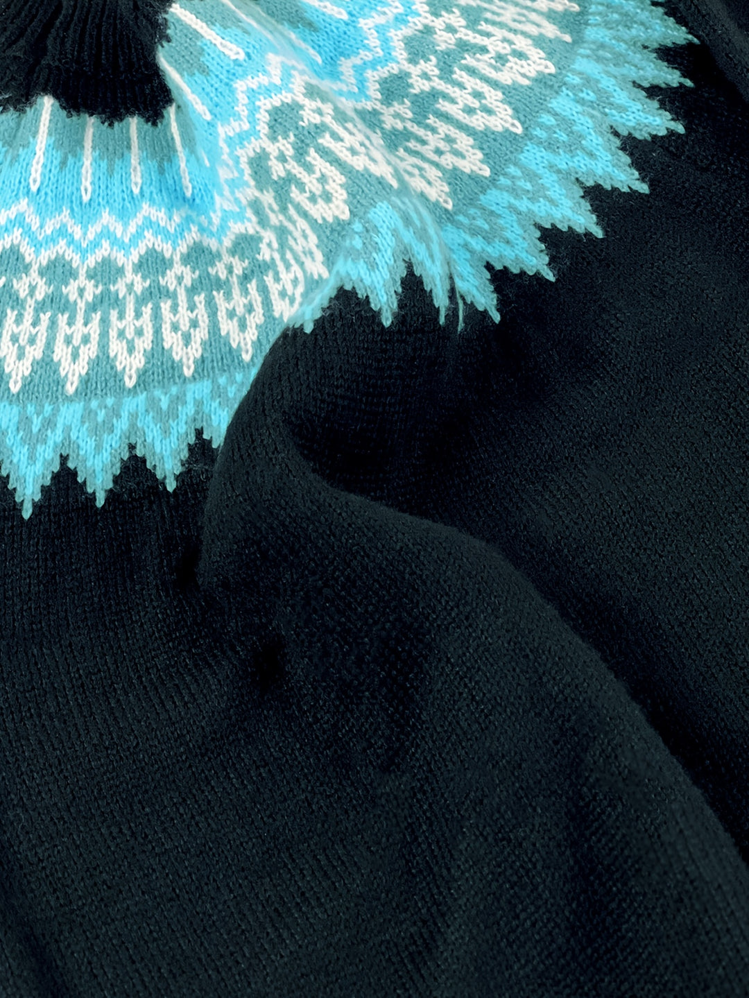 Brenna | Chunky Jacquard Round Neck Sweater